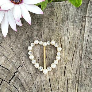 Rhinestone Shawl Buckle Silk Scarf Ring Brooch Scarf Clip